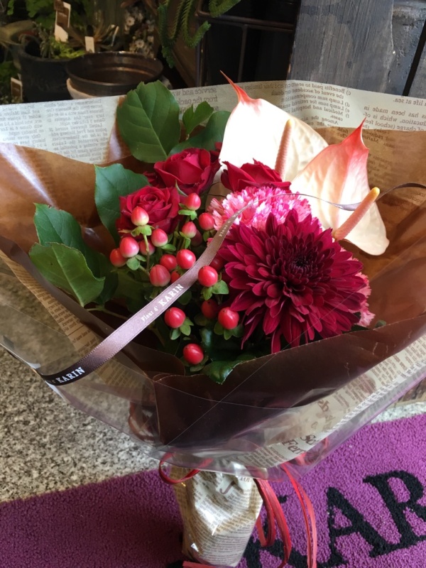 Red Bouquet!bԉue f j`qhmv̓̂̕