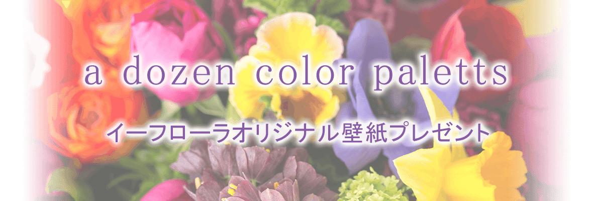 a dozen color palettes SŊ12F̉ԂB