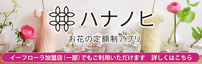 お花の定額制アプリ「ハナノヒ」