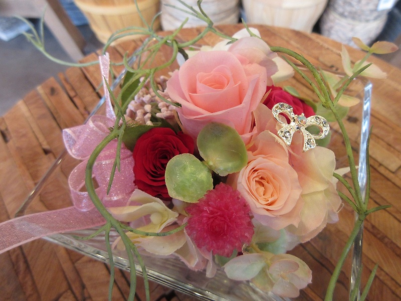プリザーブドフラワー・マザーズディッシュピンク｜お花屋さん「パセリー菜 ４ｓｅａｓｏｎ ｓｔｏｒｅ」の母の日のお花
