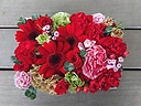 mini BOX FLOWER(RED)