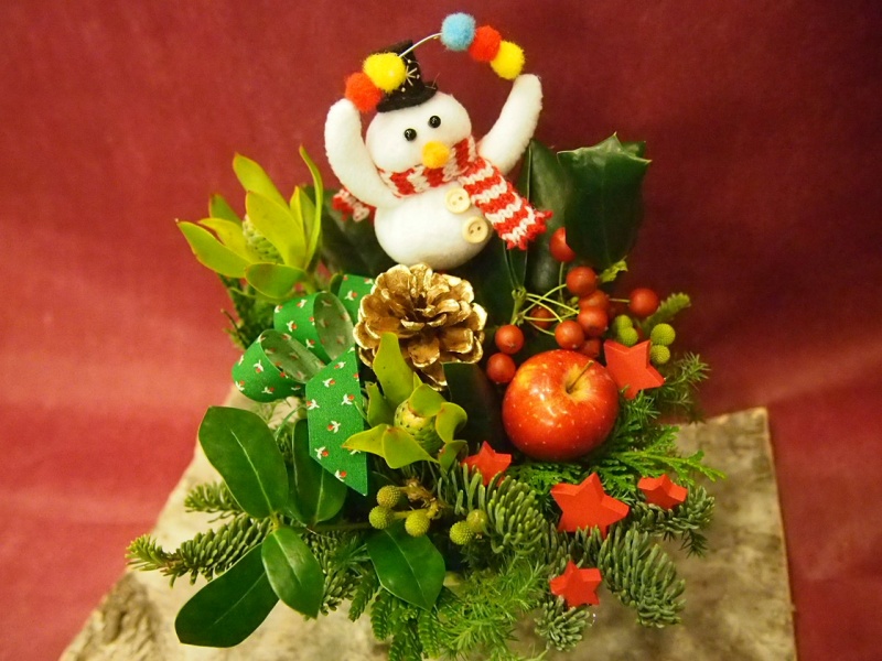 Holiday arrange (snowman)bԉue hsnv̂