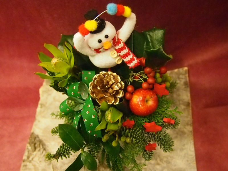 Holiday arrange (snowman)bԉue hsnv̂