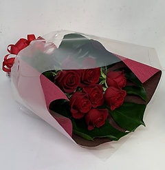 3466　豪華な赤バラ　花束