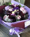 古希の御祝に！！紫のグラデーション花束