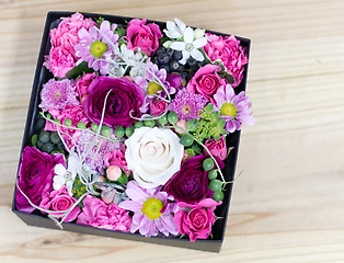 Flower box`Romantic Picture`