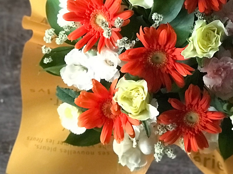 【お祝い】アレンジメント L  イエロー×オレンジ｜お花屋さん「キリノ花企」のお花