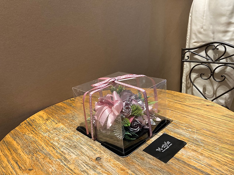 ソープフラワー・ピンクシルバー｜お花屋さん「Ｍ－ｓｔｙｌｅ」のお花