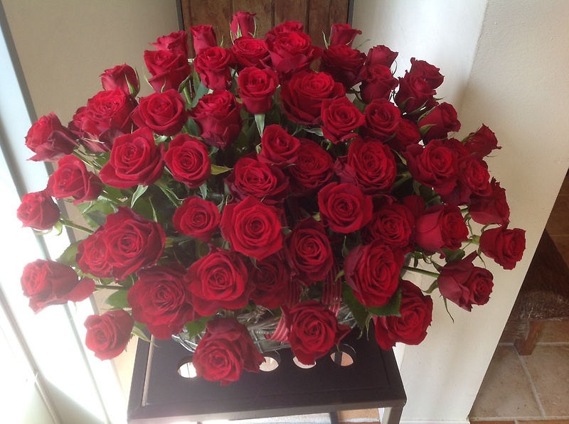 RED ROSES with Greenbԉukhk`b `udmtdfXPv̂