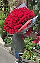 こだわりの!!108本の赤いバラの花束