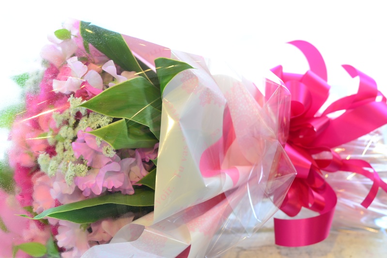 ☆ピンクのバラのブーケ☆｜お花屋さん「ＳＡＫＵＲＡ」のお花