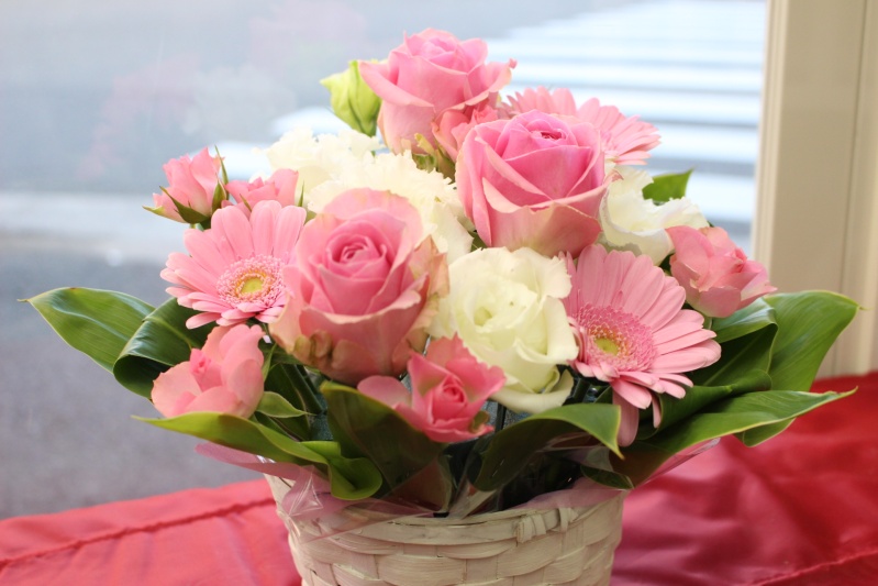 ピンク＆ホウィトアレンジメント｜お花屋さん「Ｆｌｏｗｅｒ Ｐａｒｋ」のお花