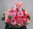 mother`s day  pink bear