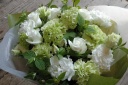 white&green bouquet