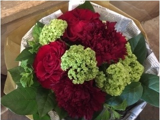 Red&Green bouquet@U