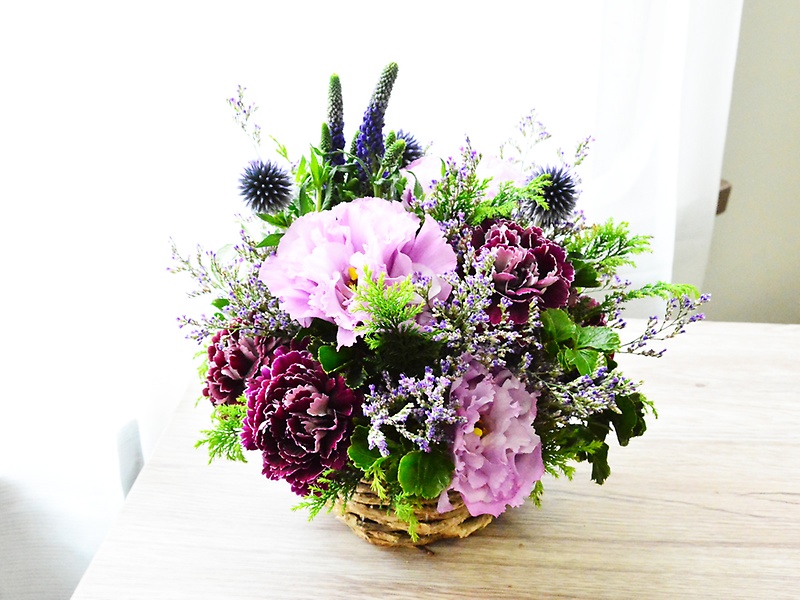 元気な紫 ｋａｍｏｅ 花萌 イーフローラ フラワーギフトや花の宅配 送料無料も多数