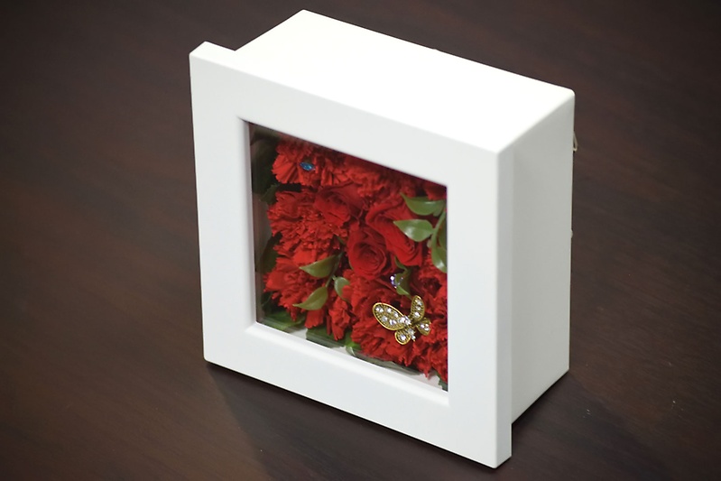 floral-frame (Carnation&Rose-Red)bԉuԐDv̂